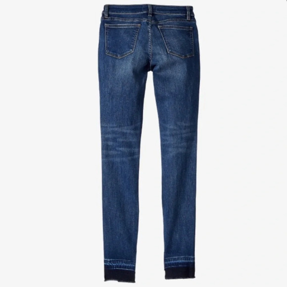 DL1961 Chloe Denim Jeans Preston Wash Raw Distressed Released Hem Like New 10 - Picture 2 of 12